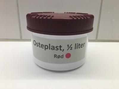 Billede af Osteplast, ½ liter, Rød