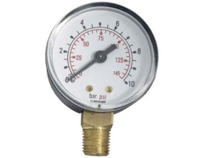 Billede af Manometer 0-6 Bar Ø40, 1/8