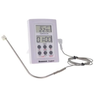 Billede af Digitalt termometer og timer, -50°C ⇢ 300°C