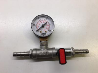 Billede af Manometer med ventil til trykmåling