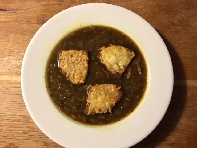 Opskrift - Billede - Løgsuppe