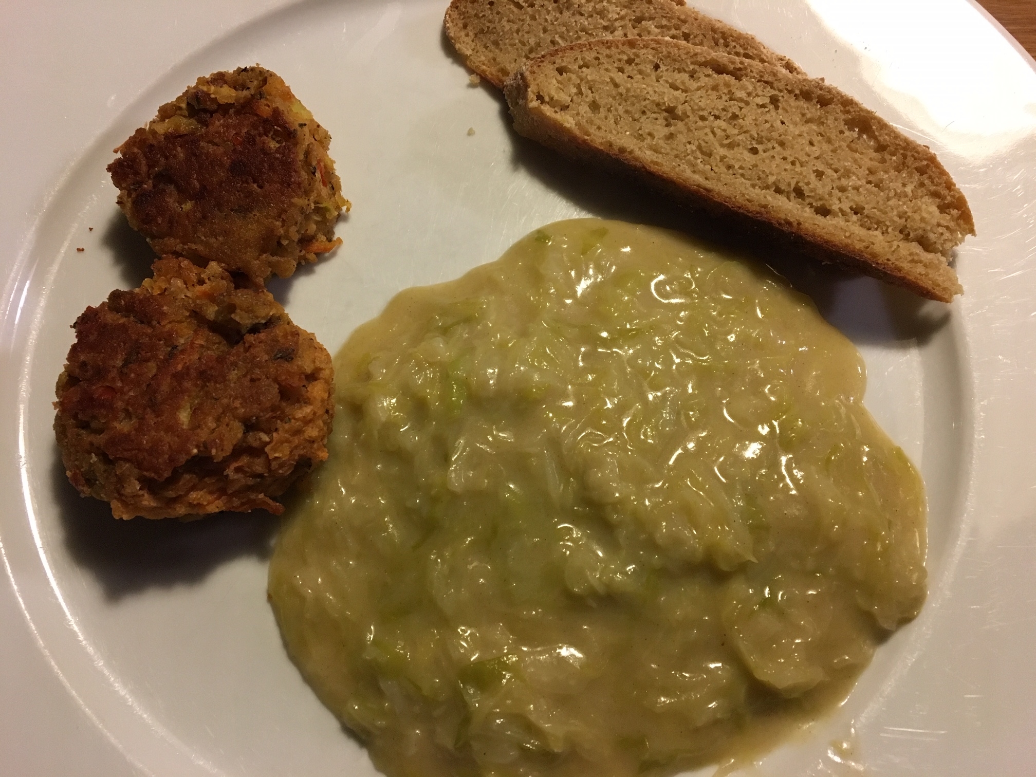 Opskrift - Billede - Grøntsagsfrikadeller