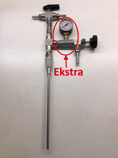 Picture 1 of 2 - Ekstra til modtryksfylder - Udvidelse med manometer