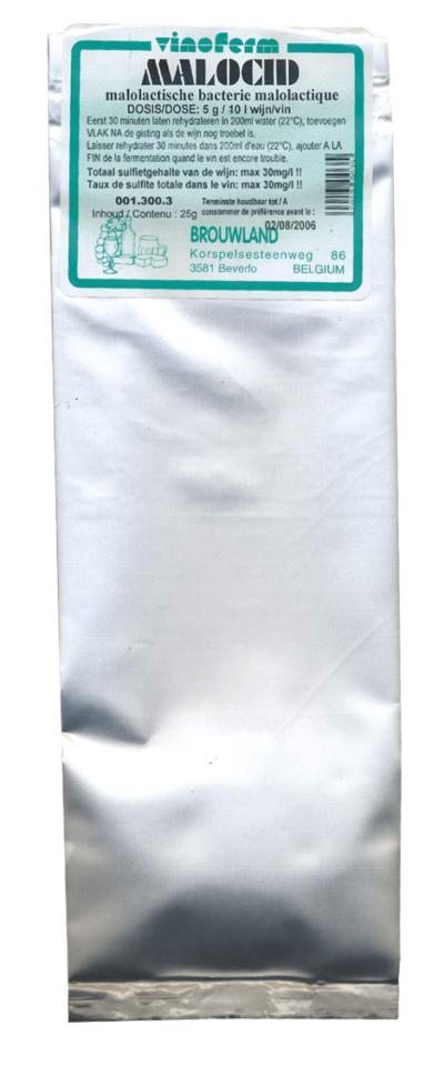 Picture of - Malocid - Malolaktiske bakterier - 25 g til 50 liter