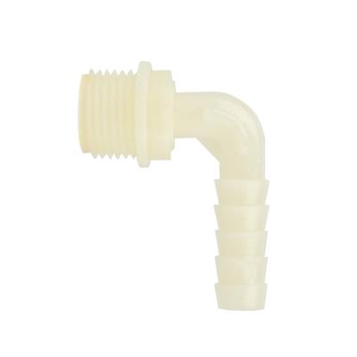 Picture 1 of 2 - Slangenippel i plast, 90° - ½