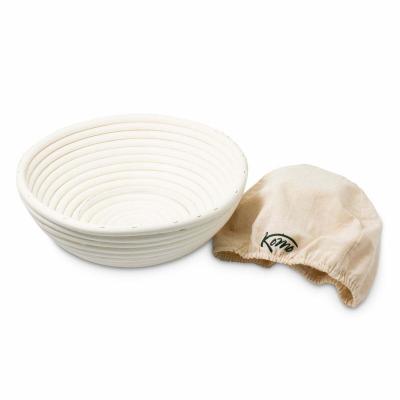 Picture 3 of 4 - Proofing basket - Round - With linen - for 1 kg dough