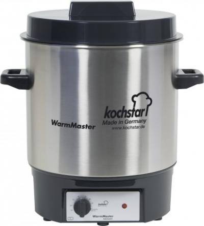 Picture 1 of 2 - Electric cooker with thermostat, stainless steel, 27 litres
