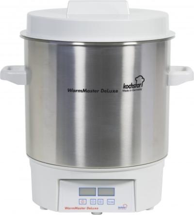 Picture of - Electric cooker with thermostat and electronic display, stainless steel, 27 litres