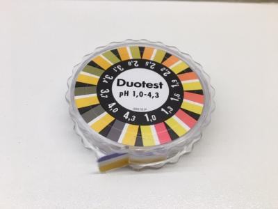 Picture of pH-duotest, 5 meters, with dispenser. 