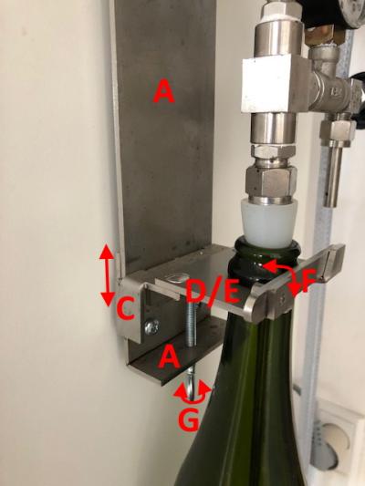 Picture of Ophæng til flaskefylder - Modtryksfylder - Modtryksfylder med ophæng (29 mm) og udvidelser