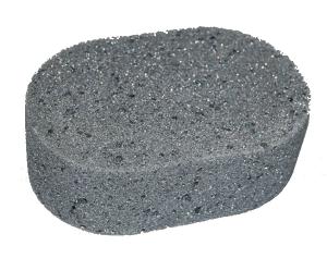 Sponge,15 x 10 cm, dark grey