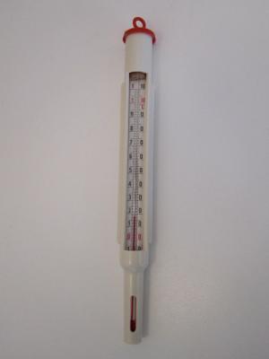Thermometer with protective cover