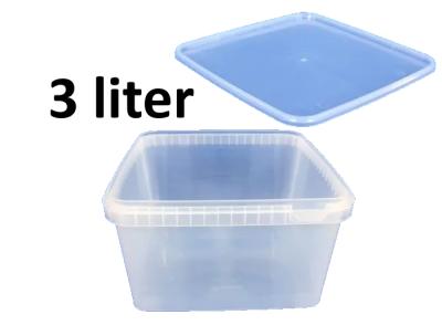 Picture of - Plastic container with lid, 3 liters