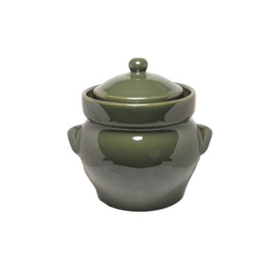 Picture 1 of 2 - Fermenting crock pot - 3 litres - NO weighting stones