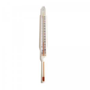 Thermometer with protective cover