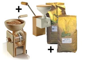 Manual Grain Mill and Flocino Deal