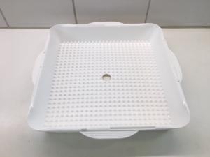 Cheese tray with center hole