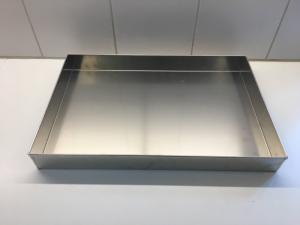 Kantplade, 45 x 30 x 5 cm, Aluminium