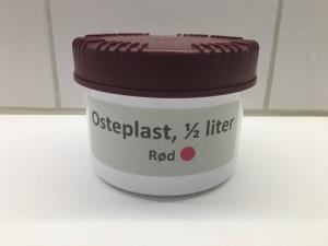 Osteplast, ½ liter, Rød