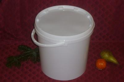 Billede af Bucket with lid, 10 liters, plastic handle