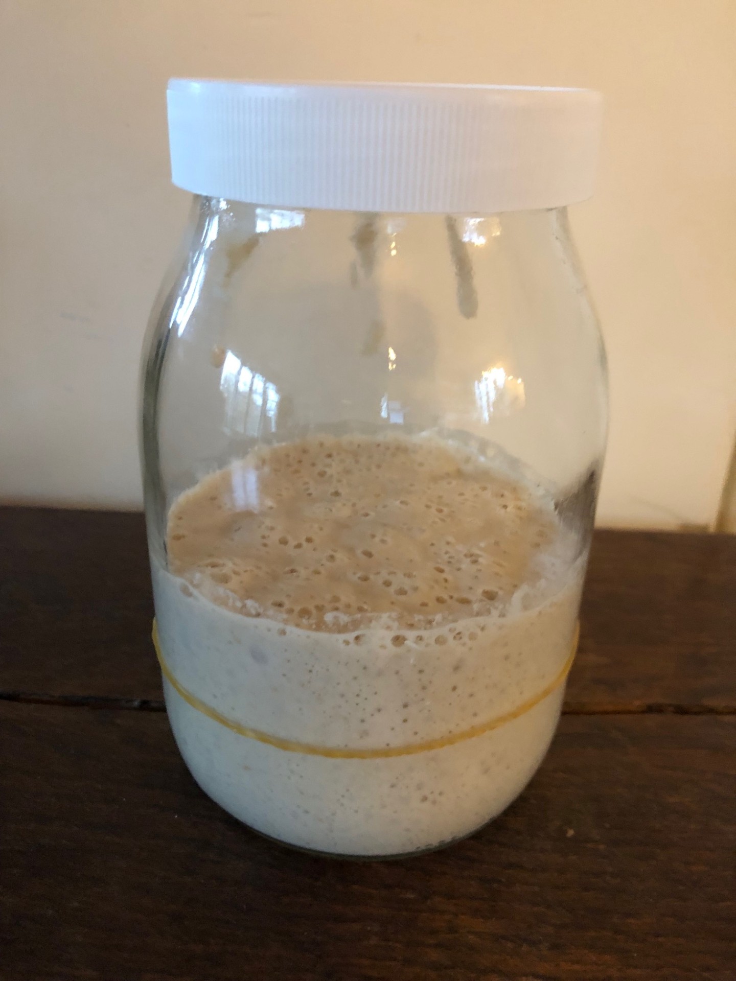 Picture 1 of 2 - Fordej - Biga, Poolish - Info - Poolish, 10% fuldkorn - Poolish, 10% fuldkorn