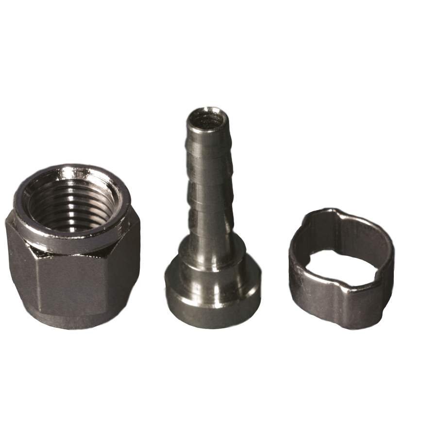 Billede 1 af 3 - Overgang 1/4 tomme gevind til 8 mm slange