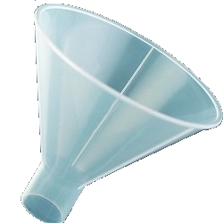 Billede af - Tragt - Plast - Stilk 40 mm
