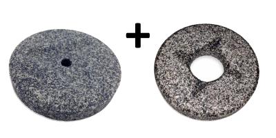 Picture 1 of 3 - Interchangeable mill stone set, Hawos 1